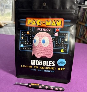 The Woobles PAC Man Pinky Crochet Kit New In Bag - Picture 1 of 3