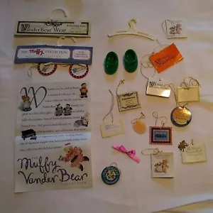 Vintage Muffy Vanderbear Hang Tag Kleiderbügel Magazin Paket Tops grün Schuhe Posten - Bild 1 von 3