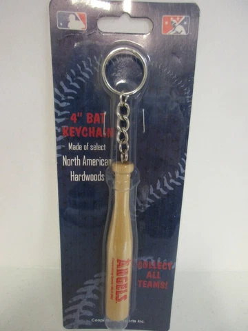 LA Angels MLB Baseball Mini Bat Key Chain Genuine Merchandise Cover