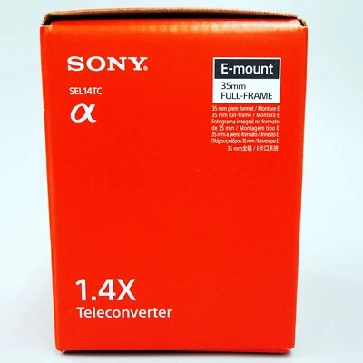 Teleconversor Sony 1.4x (SEL14TC) para FE70-200 GM OSS e FE100-400mm GM OSS NOVO - Imagem 1 de 4