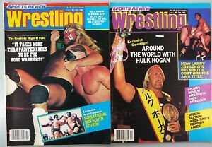 Pro Wrestling Magazine Lot 2 Sports Review Wrestling November, December 1985 PWI