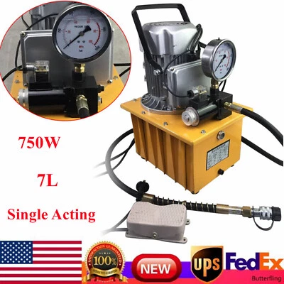 Válvula solenóide PSI bomba hidráulica elétrica pacote de energia 110V 10K EUA ESTOQUE - Imagem 1 de 4