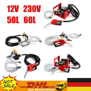 Bomba diésel bomba de aceite de calefacción eléctrica 12V/230V bomba de aceite autocebante 45L/60L/min - Imagen 1 de 72