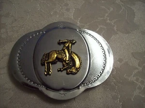 Fibbia per cintura western vintage/antica made in Japan. Molto da collezione. - Foto 1 di 6