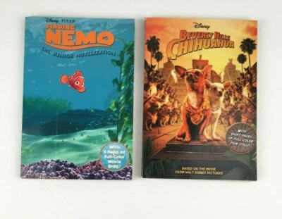 Lote de 2 novelas de Disney Jr Buscando a Nemo, Beverly Hills Chihuahua con imágenes fijas de película Foto 1 de 4