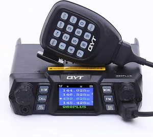 Radio móvil para automóvil KT-980PLUS 50 vatios doble banda cuatro pantallas VHF/UHF 144-148/420-4 - Imagen 1 de 7