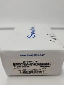 Swagelok SS-8M0-7-8 Edelstahl Swagelok Rohrverschraubung Buchse Stecker MENGE 8 - Bild 1 von 4