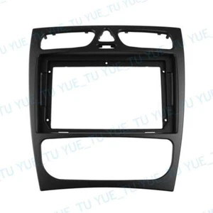 9''Car Radio Stereo Dash Frame Panel Fascia for Benz C CLASS CLK W203 W209 W463 - Picture 1 of 7