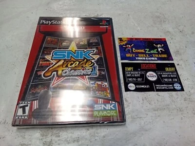 (BRAND NEW SEALED) SNK Arcade Classics, Vol. 1 (Sony PlayStation 2, 2008) - Image 1 of 4