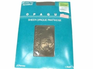 Neu aus altem Lagerbestand JC Penny Pantihose transparent blickdicht durchschnittliche Größe dunkelbraun 47 Control Top - Bild 1 von 5