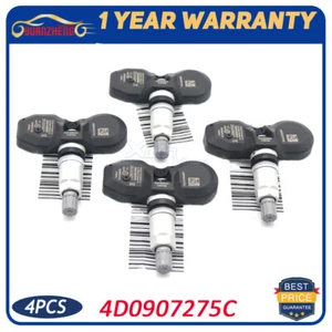 4x Tire Pressure Sensor TPMS 4D0907275C For Audi A8 Volkswagen Phaeton 433 MHz - Picture 1 of 9