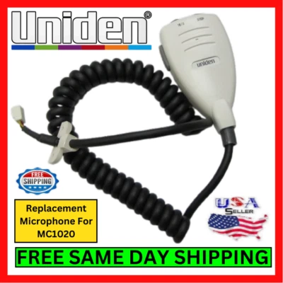 Uniden BMKY0507001 Replacement Microphone For MC1020 Boat Marine Radio VHF 25W - Image 1 of 4
