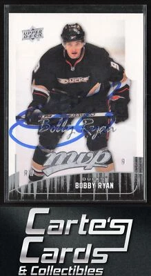 Bobby Ryan 2009-10 Upper Deck MVP #290 Anaheim Ducks TTM/IP Signed Auto - Image 1 of 2