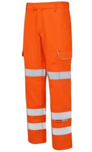 Pulsar Electric FR AST ARC Hi Vis Orange Combat Trouser PRARC07 40” Reg. L 31” - Picture 1 of 19