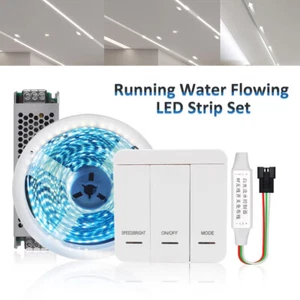 10m Horse Race LED Strip 24V 2835 Running Water Chasing Light RF Remote Control - Picture 1 of 15