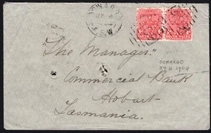 1904 Australia, NSW 1d Reds Addressed Cover To Hobart, Good Condition - Bild 1 von 1