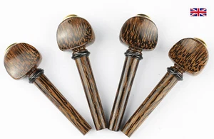 Violin Peg Set - Palm Wood - Vatelot Model - Picture 1 of 4