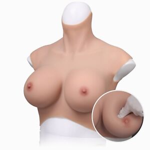 Crossdresser Oversize Silicone Breast Forms Breastplate Fake Boob For Drag Queen
