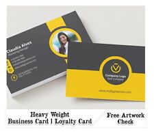 Business Card Print Full Colour Single &Double Sides 350 & 450gsm Custom Cards