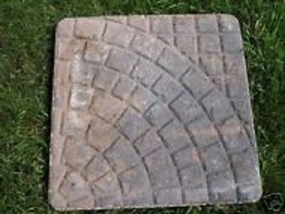 Juego de moldes para escalones de pavimentadora 4 1/8" poli plástico fundido años 100 16" x 16" x 2"  Foto 1 de 2