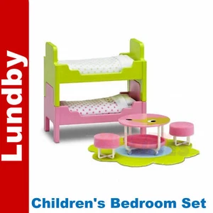 Lundby CHILDREN'S ROOM SET Doll's House 1:18th scale Sweden 60-2097-00 - Picture 1 of 2