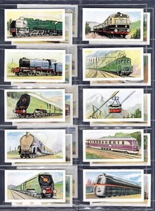 Morning Foods WORLD'S LOCOMOTIVES - Excellent - Mint 1954 SET