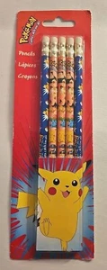 Vintage 1999 Pokemon Pikachu 5ct Pencil Set, #4087 NEU ungeöffnet - Bild 1 von 16