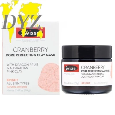 Swisse Skincare Cranberry Pore Perfecting Clay Mask (70g) - Image 1 of 3