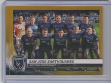 2020 Topps MLS Gold #139 San Jose Earthquakes 10/50 Cristian Espinoza Jersey #