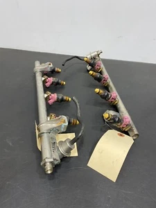 1999 FERRARI F355 SPIDER OEM FUEL RAIL PAIR DRIVER PASSENGER WITH INJECTORS USED - Picture 1 of 6