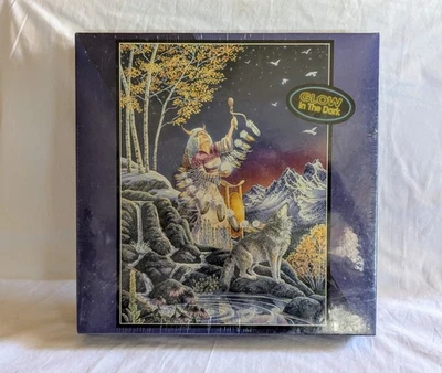 Rompecabezas de 1000 piezas vintage 1999 brilla en la oscuridad brocas y piezas selladas Foto 1 de 4