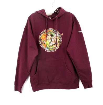 RAY TROLL SIRENA BANDA CANGREJO Sudadera con Capucha Mujer M Granate Alaska Arte para Usar Foto 1 de 4