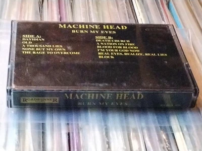 ORIGINAL Machine Head ADVANCE CASSETTE PROMO Burn My Eyes Roadrunner 1994 METAL - Image 1 of 4