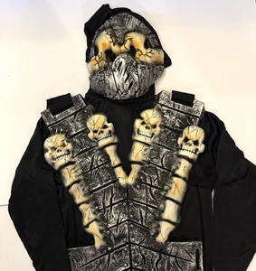 Krieger Totenkopf komplettes Kostüm Kinder großes Skelett " - Bild 1 von 24