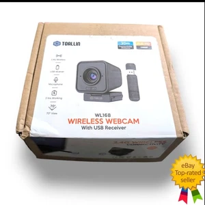TOALLIN 1080P HD Bezprzewodowa kamera internetowa do komputera PC Wbudowany mikrofon z redukcją szumów - Zdjęcie 1 z 7