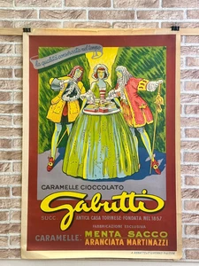 Manifesto pubblicitario originale - Gabutti - Picture 1 of 5