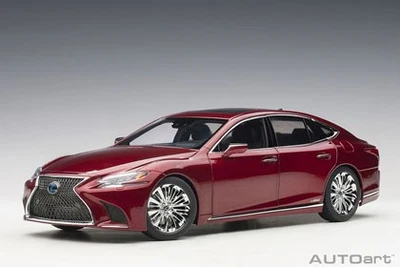 AUTO art 78869 1 18 Lexus LS500h (Metallic Dark Red Interior Color Black) - Image 1 of 4