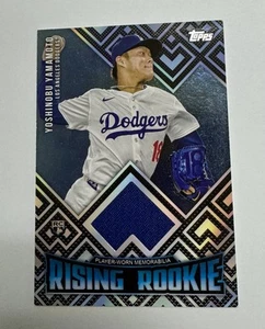 2024 Topps Update Series - Rising Rookie Relics Yoshinobu Yamamoto #RRR-YY - Bild 1 von 2