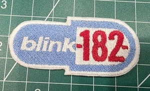 Blink 182 Pill Logo Embroidered Iron On Patch Enema of the State nurse - Picture 1 of 3