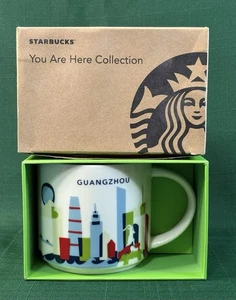 Starbucks GUANGZHOU CHINA You Are Here Ceramic Collector Mug Cup 14 oz  2017 NIB - Picture 1 of 10