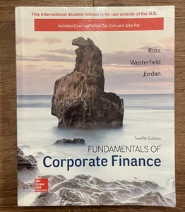 Fundamentals of Corporate Finance 12th Edition International Student Edition - Imagen 1 de 3