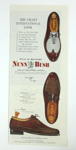 1960s Nunn Bush Shoe Company Print Ad Double Sided Print Ad Sun Valley - Bild 1 von 3