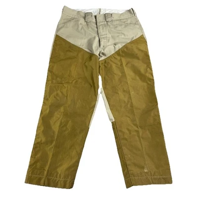 EARLY Vtg Browning USA Made Pants Upland Briar Brush Guard Hunting Field Mens 36 - Image 1 of 4