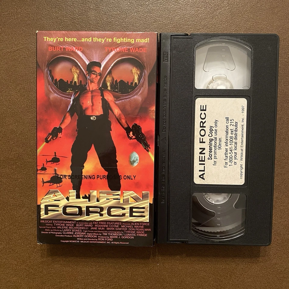 Alien Force VHS 1997 Screener Promo Tape SOV Rare - Image 1 of 4