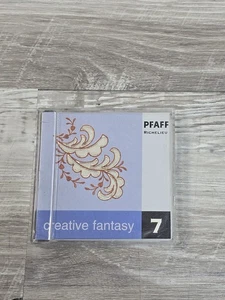 Pfaff Creative Fantasy #7 Richelieu Lace & Floral Embroidery Machine Card - Picture 1 of 4