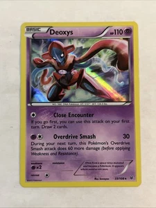 Deoxys 33/108 Holo Rare Pokémon XY Roaring Skies NM 2015 No.386 Clean On Center - Picture 1 of 8
