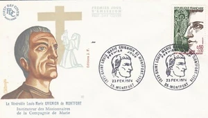 FRANCE 1974 FDC  SAINT LOUIS GRIGNION DE MONTFORT YT 1784 - Imagen 1 de 1