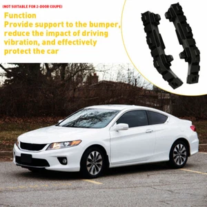 For 2008-2012 Honda Sedan Accord Front Bumper Retainer Bracket Support Set LH RH - Imagen 1 de 8