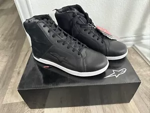 Alpinestars Jam Drystar Motorcycle Shoes/Boots Black Size 11 US - Picture 1 of 4
