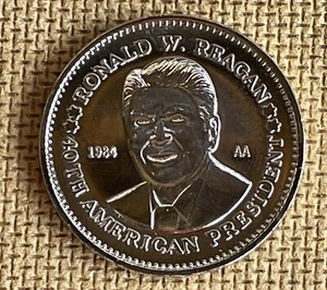 ✅Ronald W Reagan 40th President 1884 Double Eagle Gedenkmünze Medaille ~~~ - Bild 1 von 13